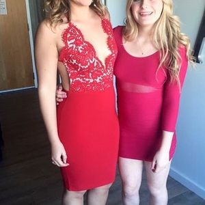 Misguided Red Dress